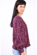 Bluza Dama Selected Slfmille Potent Purple Aop